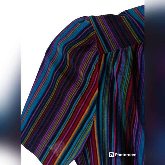 70s look Petite Ladies S/S Blouse-top Dress*. SZ 4P - Picture 4 of 6